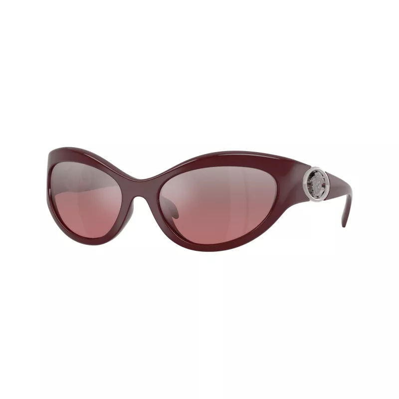 Versace VE4485-54877E moteriški katės akies formos akiniai nuo saulės, Havajų rėmelis, tamsiai rudi gradientiniai lęšiai, 59mm