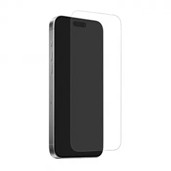 PURO grūdintas stiklas, skirta Apple iPhone 17 Pro Max - 9H kietumas, atsparus įbrėžimams, HD skaidrumas, be burbuliukų, 2.5D užapvalinti kraštai, oleofobinė danga