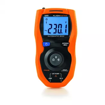 HT Instruments Flashmeter skaitmeninis multimetras, atsparus vandeniui (IP67), CAT IV 600V, 4000 skaičių, True RMS 1010605