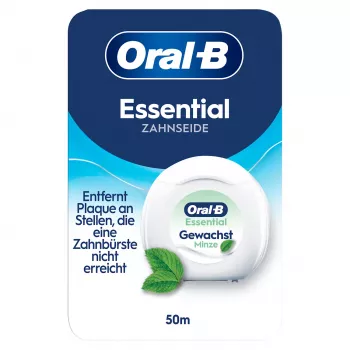 Oral-B Essential Floss vaškuotas mėtų 50 m 8006530045797