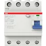 ABB F204AS-63/0.3 liekamosios srovės automatinis jungiklis 4P 63A 300mA A tipo 2CSF204201R3630