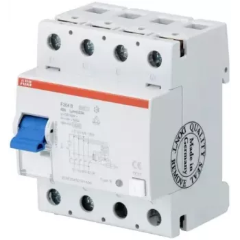 ABB F204B-125/0,3L 4P 125A 300mA B tipo selektyvusis liekamosios srovės jungtuvas 2CSF204523R3950