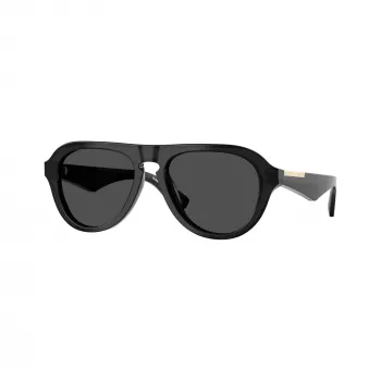 Burberry vyriški BE4437U kvadratiniai akiniai nuo saulės, Havana/Dark Grey, 55mm BE4437U411287
