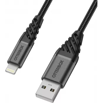 OtterBox Premium Lightning to USB-A laidas 1m juodas 78-52643