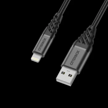 OtterBox Premium Lightning to USB-A laidas 1m juodas 78-52643