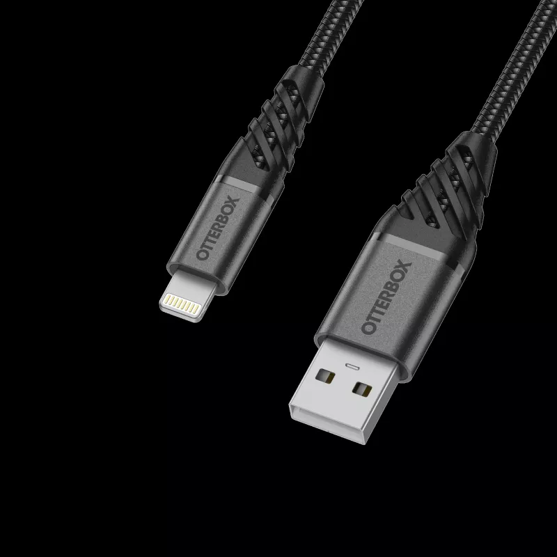 OtterBox Premium Lightning to USB-A laidas 1m juodas 78-52643