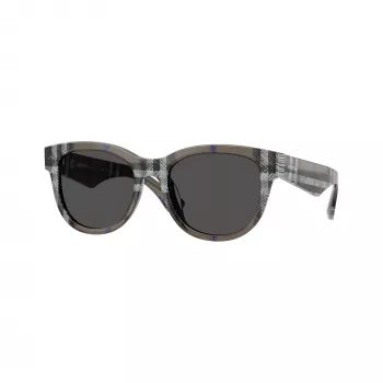 Burberry BE4432U414787 moteriški kvadratiniai akiniai nuo saulės, tamsi Havana / tamsiai pilki, 54/19/140 mm