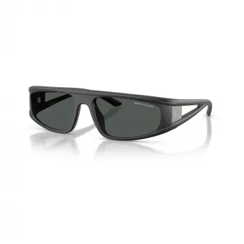 Armani Exchange vyriški akiniai nuo saulės AX4159SU83848 matiniai juodi / tamsiai pilki 59mm