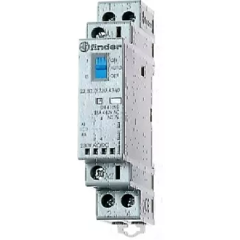 Finder Installation Contactor 24V AC/DC, 1NO+1NC, LED 22.32.0.024.4540