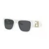Versace VE4403-314-87 moteriški katės akies formos akiniai nuo saulės, pilki stiklai, 57mm