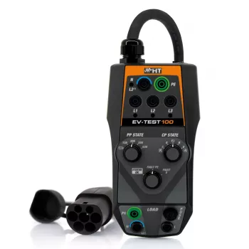 HT Instruments EV-TEST100 elektromobilių įkrovimo stotelių testavimo adapteris Type 2 Mode 3 1010960