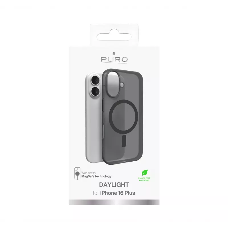 SBS Mobile dėklas Apple iPhone 16 juodas, suderinamas su MagSafe PUIPC1661DAYLBLK