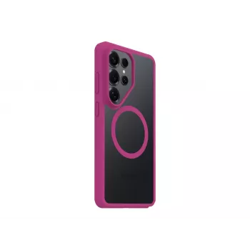 OtterBox React Series dėklas Samsung Galaxy S26 Ultra - permatomas/rožinis su MagSafe 77-99946