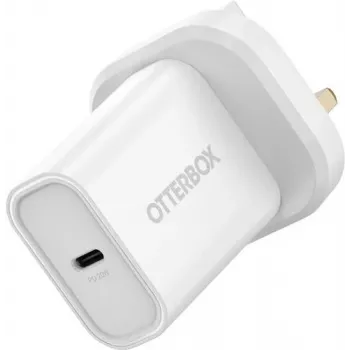 OtterBox 20W USB-C PD sieninis įkroviklis - baltas 78-81346