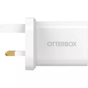 OtterBox 20W USB-C PD sieninis įkroviklis - baltas 78-81346