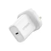 OtterBox 20W USB-C PD sieninis įkroviklis - baltas 78-81346