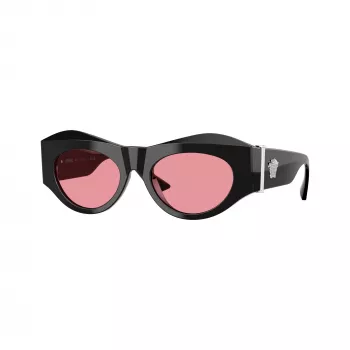 Versace VE4477U 532084 moteriški akiniai nuo saulės, Havana rėmelis, rudi gradientiniai lęšiai, 52 mm