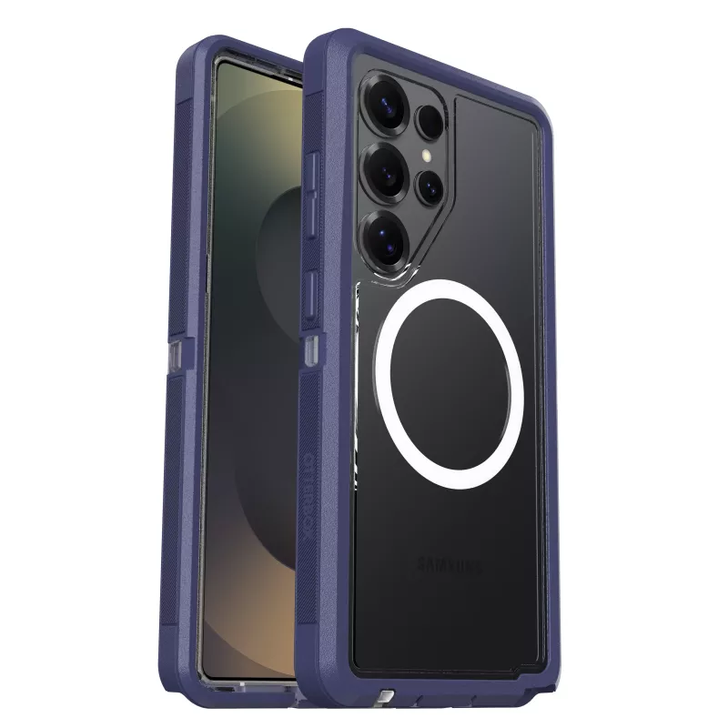 OTTERBOX Defender XT Clear MagSafe dėklas Samsung Galaxy S25 Ultra - violetinė (Thistle Purple) 77-97585