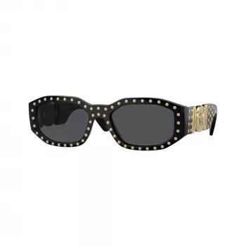Versace Unisex VE4361 akiniai nuo saulės - juodas rėmelis, pilki lęšiai, 53/18/140 mm VE4361-539787