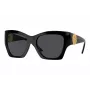 Versace VE4452 GB1/87 moteriški cat eye akiniai nuo saulės juodi/pilki 54mm