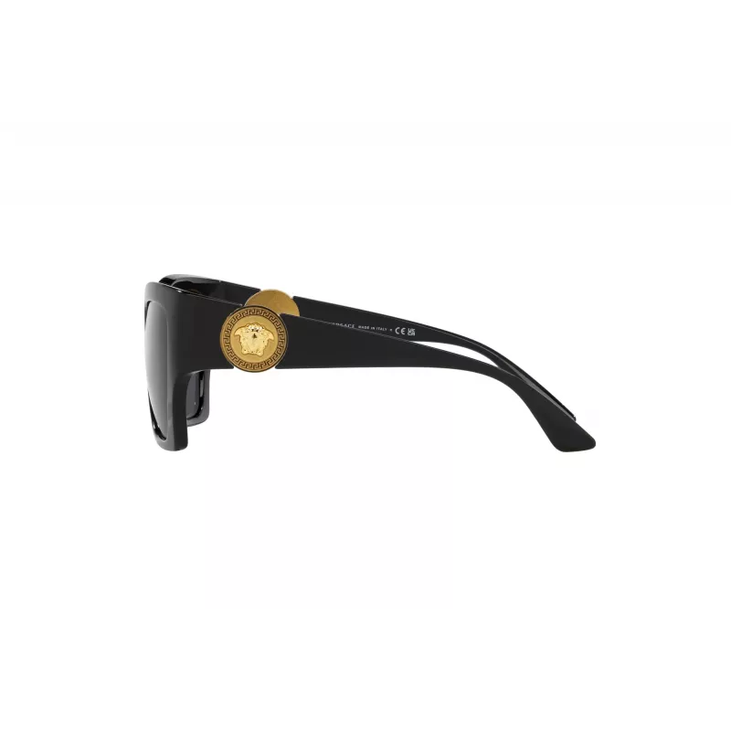 Versace VE4452 GB1/87 moteriški cat eye akiniai nuo saulės juodi/pilki 54mm