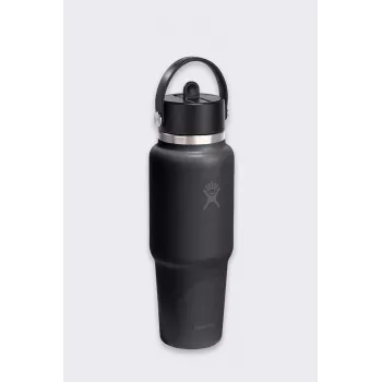 Hydro Flask 32 Oz Wide Flex Straw Travel Bottle (946 ml) - juodas