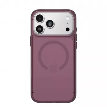 OtterBox Symmetry Clear MagSafe dėklas su Camera Control funkcija iPhone 17 Pro Max telefonui, rožinis (77-98872)