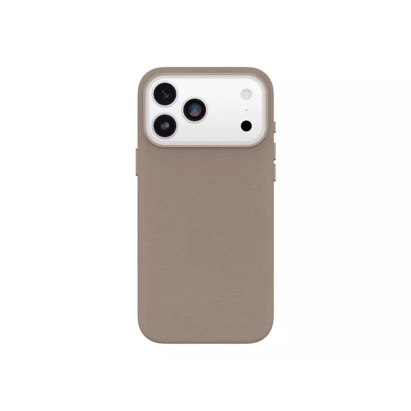 OtterBox Symmetry Series nugarėlės dangtelis Apple iPhone 17 Pro Max - suderinamas su MagSafe - kaktusų oda, magnetas, poliuretanas - Gray Comfort (smėlio spalvos) 77-99073