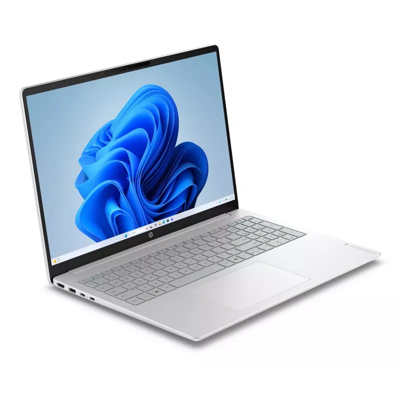 HP OmniBook 3 16-bv0003nwx 16 inch nešiojamas kompiuteris su Ryzen AI 5 430, 16GB, 512GB SSD, Radeon 840M, Windows 11, Glacier Silver
