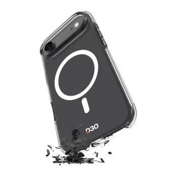 PURO Impact Clear D3O Bio dėklas, skirtas Apple iPhone Air, suderinamas su MagSafe, skaidrus (PUIPC1766IMPCLD3OTR)