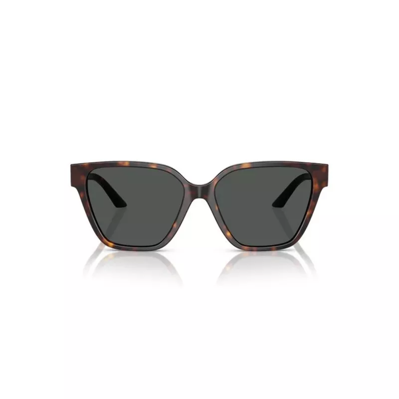 Versace VE4471B10887 moteriški akiniai nuo saulės - Havana rėmelis, tamsiai pilki lęšiai, 56 mm
