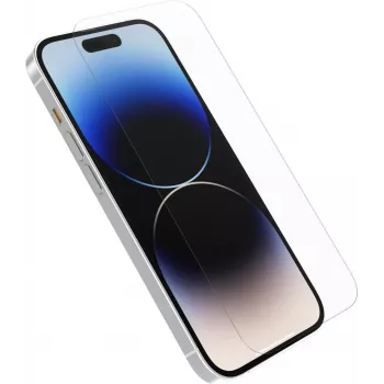 OtterBox Trusted Glass ekrano apsauga Apple iPhone 14 Pro Max - grūdintas stiklas, permatoma, 9H kietumas, antimikrobinė, oleofobinė, lengvas montavimas su Screen Machine 77-88923