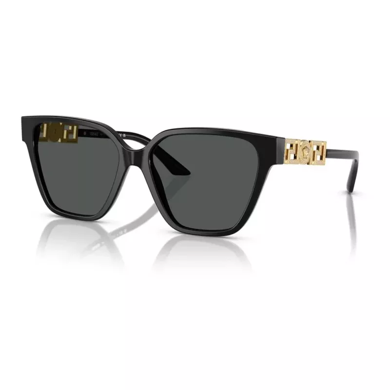 Versace moteriški akiniai nuo saulės VE4471BGB187 juodi/pilki 56 mm