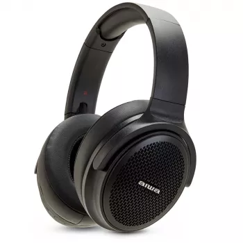AIWA HST-250BT/BK belaidės ausinės su HyperBass, Bluetooth 5.0, IPX4, juodos