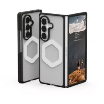 UAG Urban Armor Gear Mouve dėklas su magnetiniu moduliu, skirtas Samsung Galaxy Z Fold8 Ultra - Ice (permatomas)/juodas 214560114343