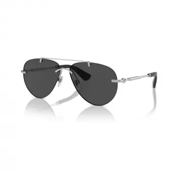 Burberry BE31511316876 moteriški pilot aviator akiniai nuo saulės, auksiniai rėmai, rudi gradientiniai lęšiai, 60mm