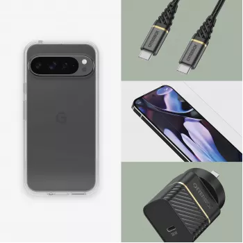 OtterBox Symmetry Clear dėklas skirtas Google Pixel 9 Pro XL 77-95651