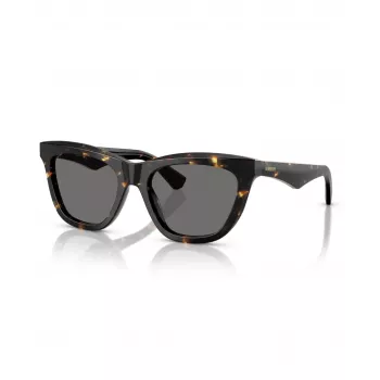 Burberry BE4435-410681 moteriški katės akies formos akiniai nuo saulės, Havana/Ruda, 53/18/140 mm