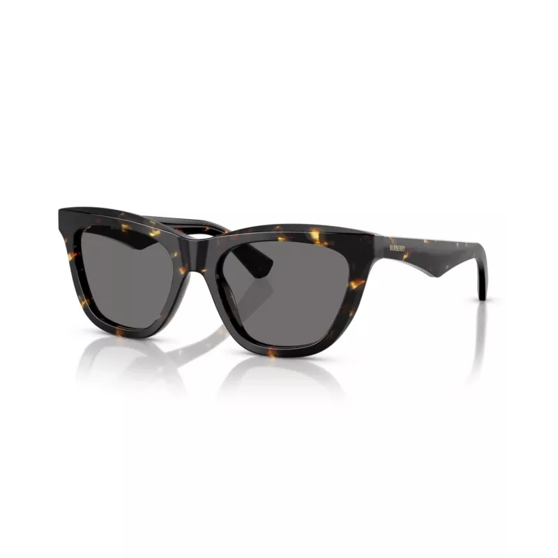 Burberry BE4435-410681 moteriški katės akies formos akiniai nuo saulės, Havana/Ruda, 53/18/140 mm