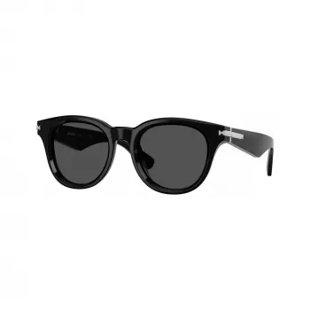 Burberry BE4439F300187 vyriški kvadratiniai acetatiniai akiniai nuo saulės, juodi/tamsiai pilki, 51-21-145 mm