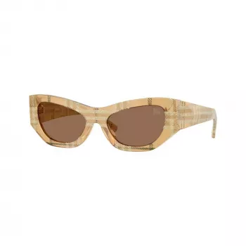 Burberry Moterų BE4450U415773 Kvadratiniai Saulės akiniai, Havana/Rudi Gradient, 54mm