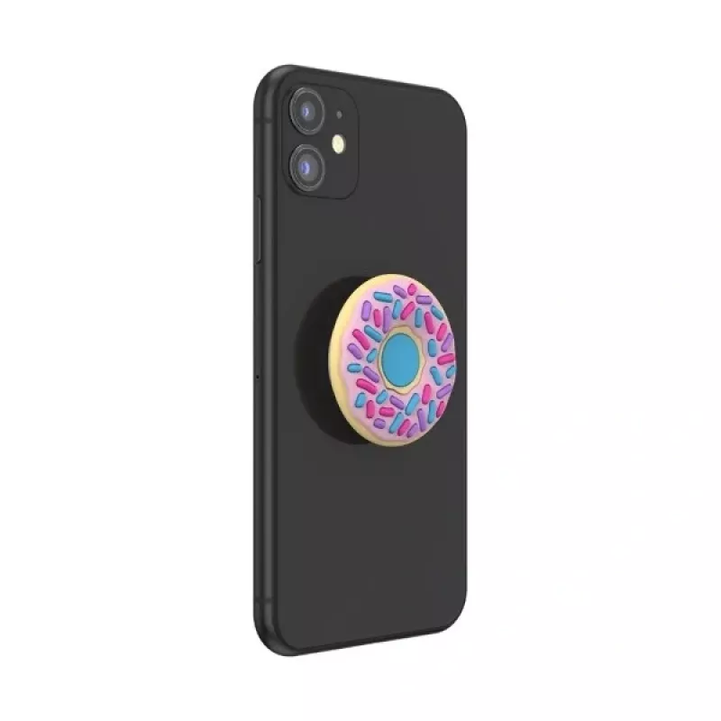 PopSockets PopGrip Standard - Donut dizainas, keičiamas telefono laikiklis ir stovas