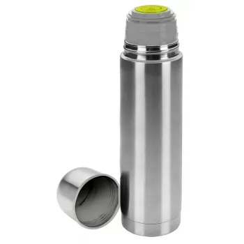IBILI nerūdijančio plieno vakuuminis termosas, 1000 ml, šlifuotas sidabras