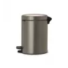Brabantia NewIcon 5 litrų pedalų šiukšliadėžė, Platinum