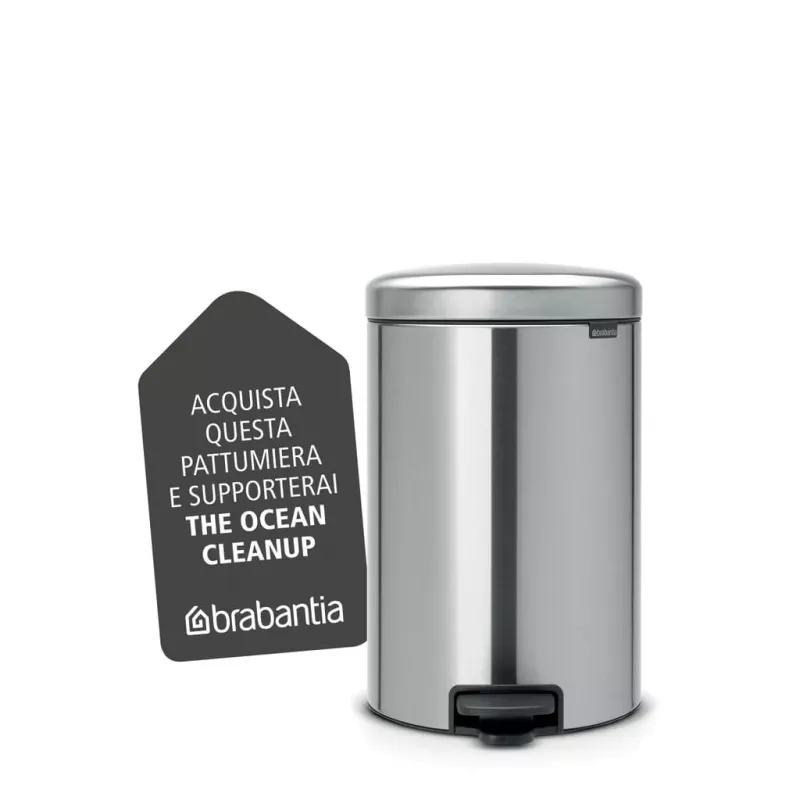 Brabantia NewIcon 20L pedalinė šiukšliadėžė, matinis plienas