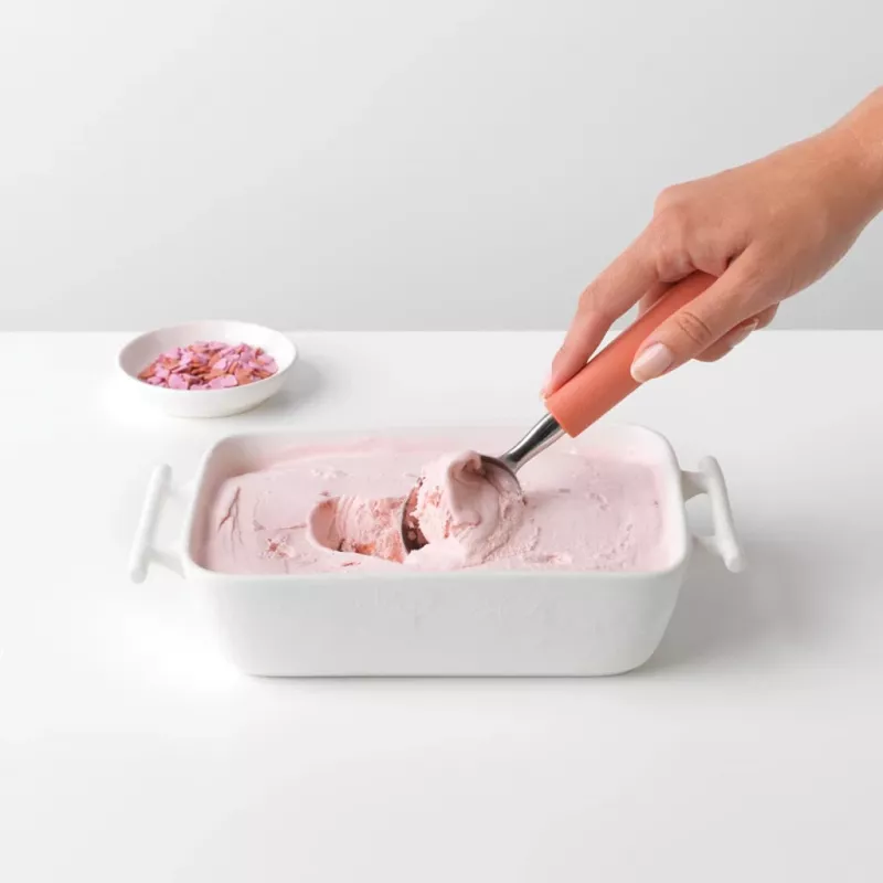 Brabantia Tasty+ ledų šaukštas, terakotinės rožinės spalvos