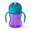 Philips Avent lankstaus šiaudelio puodelis 200 ml, 9 mėn.+, violetinis