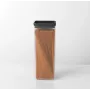 Brabantia kvadratinė maisto laikymo talpa 2,5L tamsiai pilka