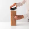 Brabantia kvadratinė maisto laikymo talpa 2,5L tamsiai pilka