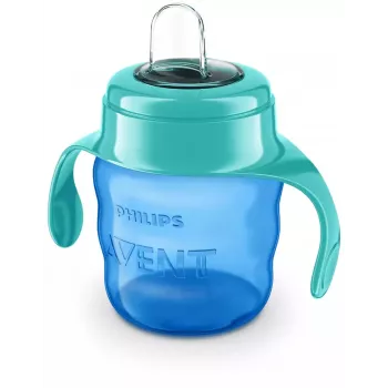 Philips AVENT Easy Sip mokymosi puodelis su rankenėlėmis, 6 mėn.+, 200 ml, silikoninis snapelis, žalias